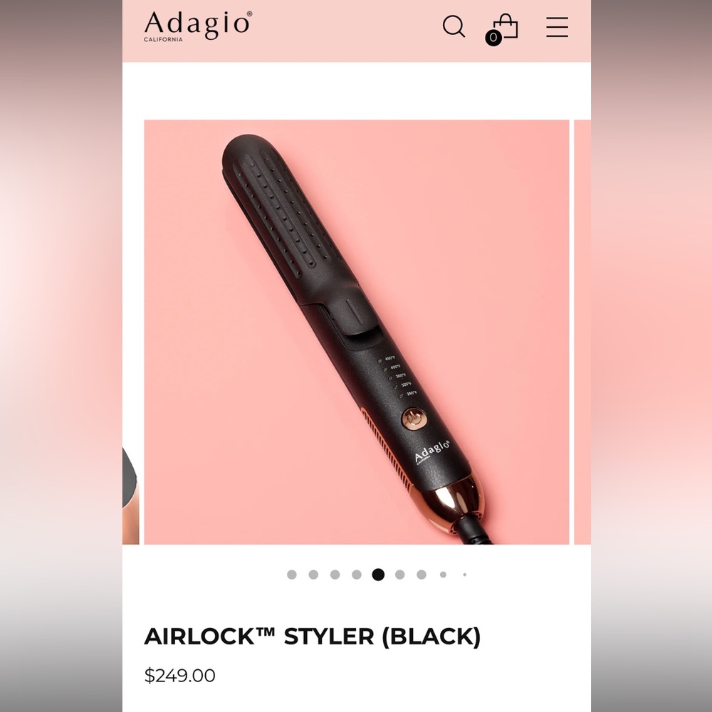 ADAGIO California AIRLOCK™ STYLER (BLACK)